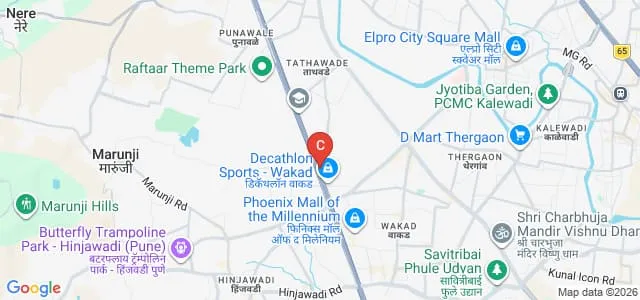 Indira University, Pune Map
