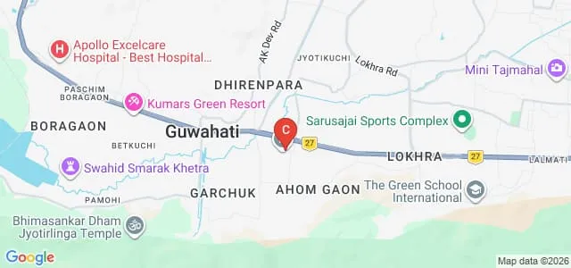 The Assam Royal Global University, Guwahati Map