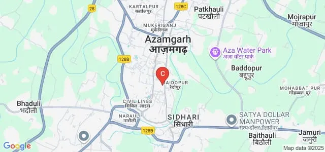 Maharaja Suhel Dev State University, Azamgarh Map