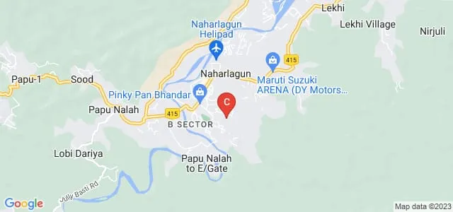The Global University, Itanagar Map