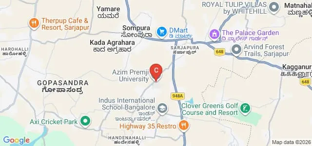 Azim Premji University, Bangalore Map