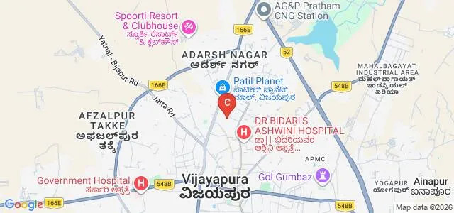 BLDE University, Bijapur Map