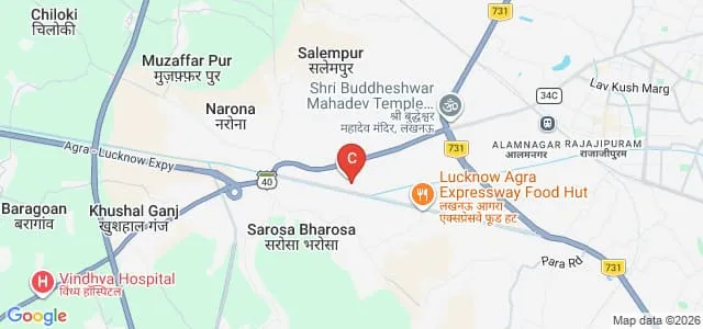 Dr Shakuntala Misra National Rehabilitation University, Lucknow Map