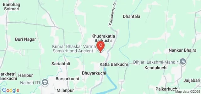 Kumar Bhaskar Varma Sanskrit and Ancient Studies University, Nalbari Map