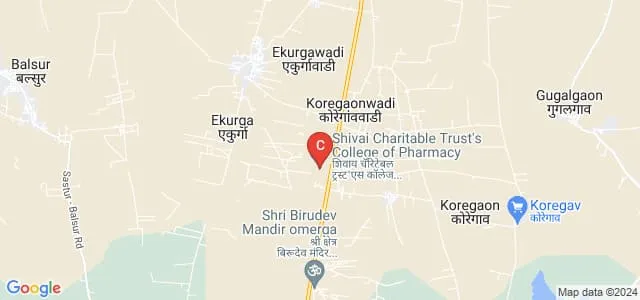 Shivai Charitable Trust's College of Pharmacy, Osmanabad Map