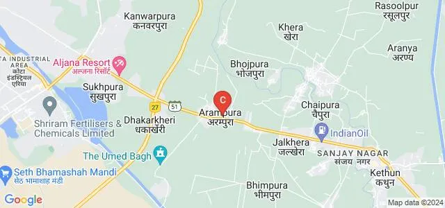 Agriculture University, Kota Map