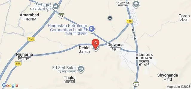 Shyam University, Dausa Map