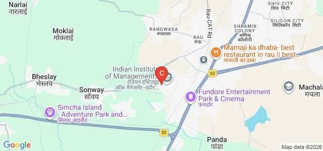 Indian Institute of Management Indore Map