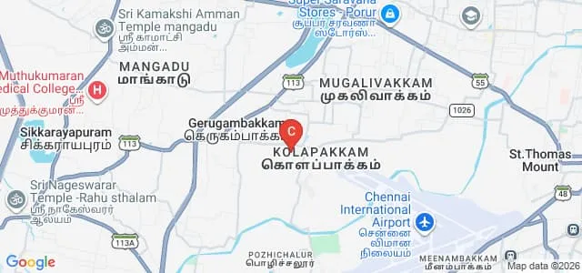 Sri Ramachandra Institute of Higher Education and Research, Chennai Map