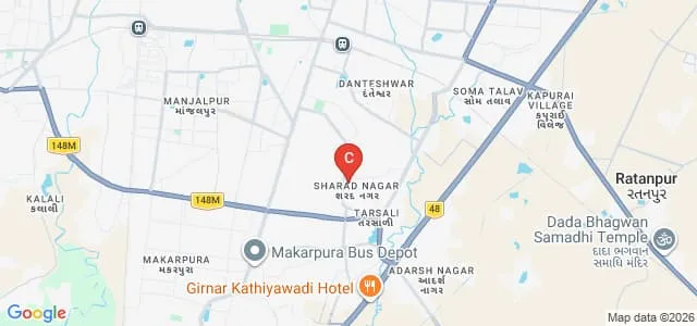 TeamLease Skills University, Vadodara Map