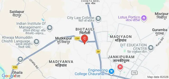 Maharishi University of Information Technology, Lucknow Map