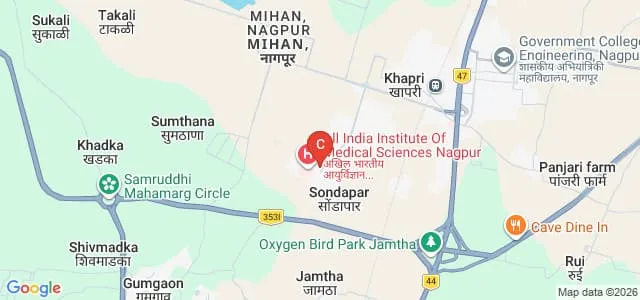 All India Institute of Medical Sciences Nagpur Map