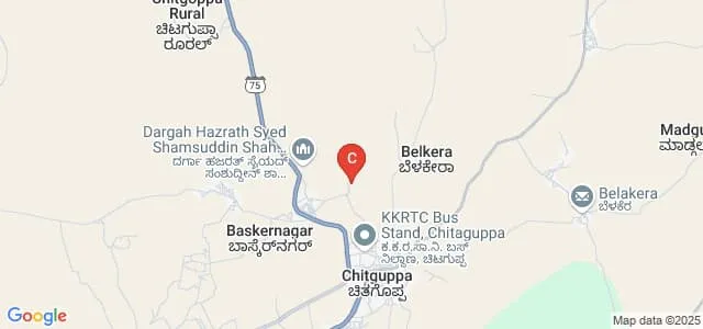 Government First Grade College, Chitguppa Map