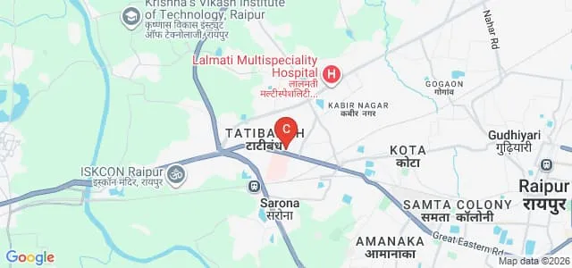 All India Institute of Medical Sciences Raipur Map
