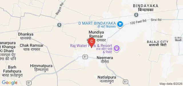 Maharishi Arvind University, Jaipur Map