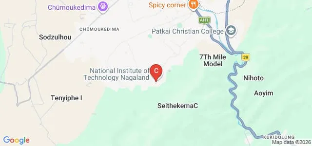 National Institute of Technology Nagaland Map
