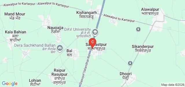 DAV University, Jalandhar Map