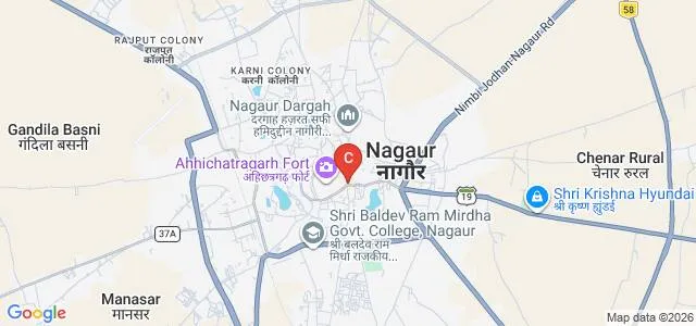 Makrana Teacher's Training College, Makrana Map