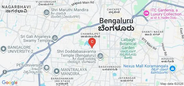 Swami Vivekananda Yoga Anusandhana Samsthana, Bangalore Map