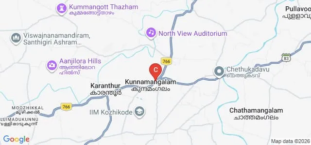 Indian Institute of Management Kozhikode Map