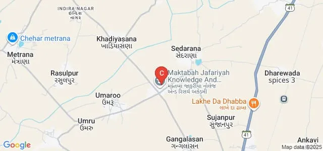 Maktabah Jafariyah School of Management, Patan Map