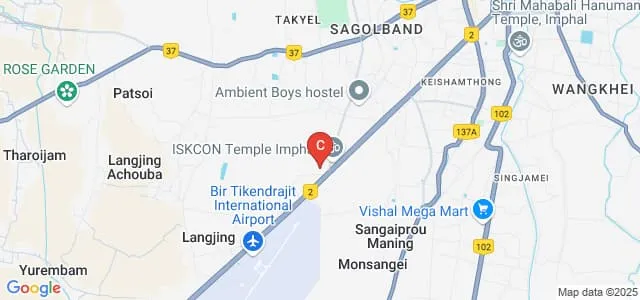 Manipur International University, Imphal Map