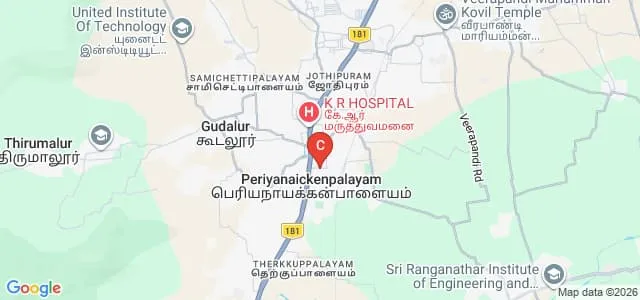 Avinashilingam Institute for Home Science and Higher Education for Women, Coimbatore Map