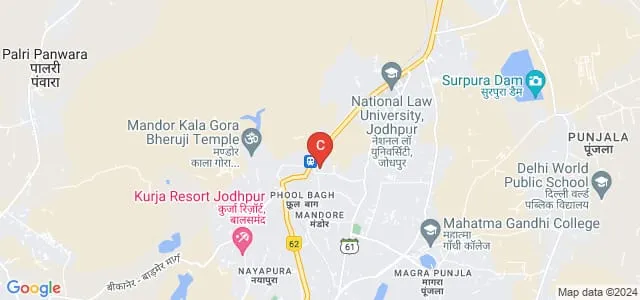 Agriculture University, Jodhpur Map