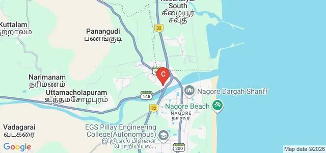 Tamil Nadu Dr J Jayalalithaa Fisheries University, Nagapattinam Map