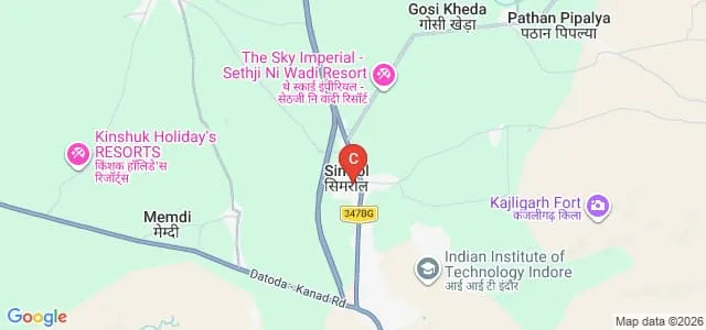 Indian Institute of Technology Indore Map