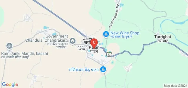 Mahatma Gandhi Udyanikee Evam Vanikee Vishwavidyalaya, Durg Map