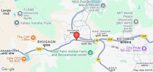 Nayanta University, Pune Map