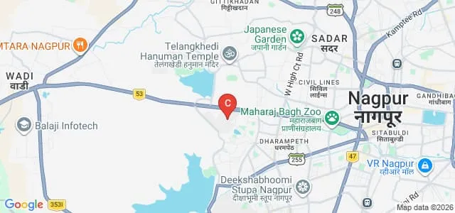 Laxminarayan Innovation Technological University, Nagpur Map