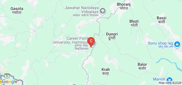 Career Point University, Hamirpur Map