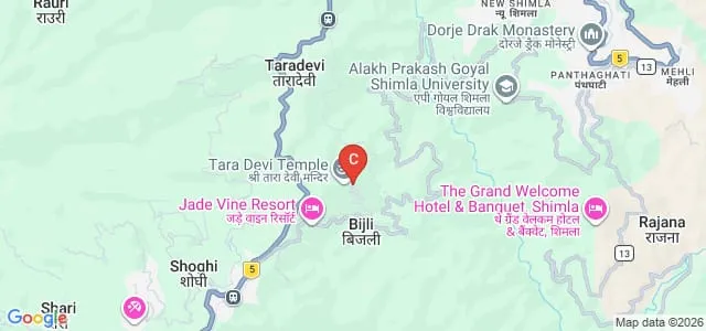 Alakh Prakash Goyal Shimla University, Shimla Map