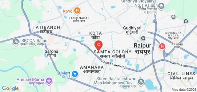 National Institute of Technology Raipur Map