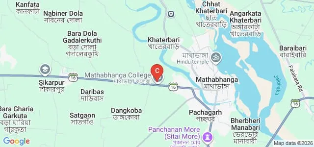 Mathabhanga College, Mathabhanga Map