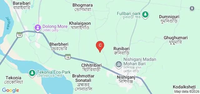Madhusudan Hore Mahavidyalaya, Cooch Behar Map