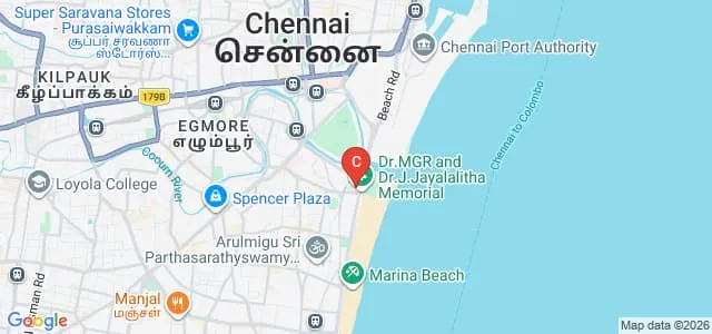 Institute of Distance Education, University of Madras, Chennai Map