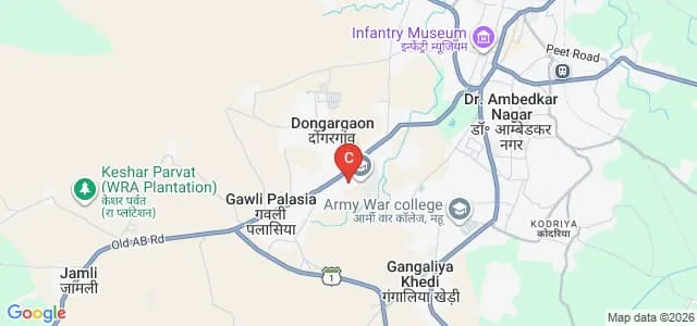 Bherulal Patidar Government PG College, Mhow Map
