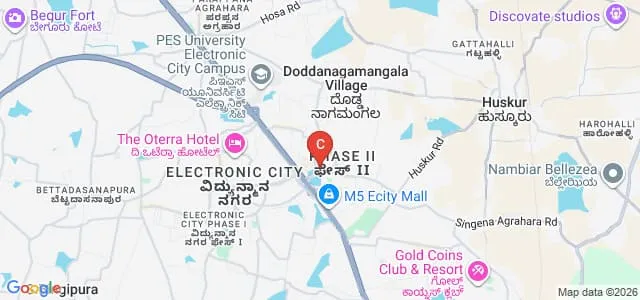 Xavier Institute of Management and Entrepreneurship, Bangalore Map