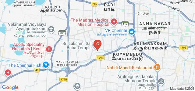 Thai Moogambigai Dental College and Hospital, Chennai Map