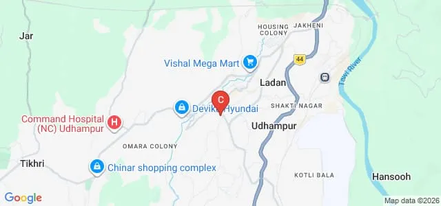 Government College for Women, Udhampur Map