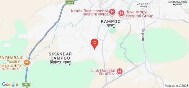 Vikrant Institute of Integrated Learning and Advance Studies, Gwalior Map