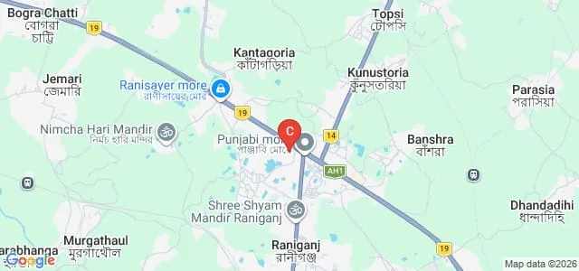 Raniganj Girls College, Burdwan Map