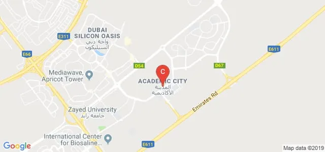 Manipal Academy of Higher Education, Dubai Map