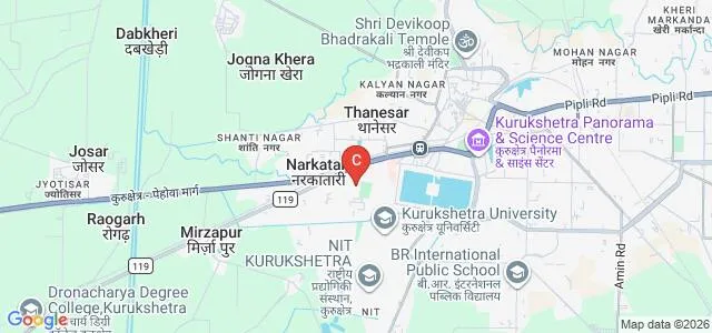 Institute of Integrated and Honors studies, Kurukshetra Map