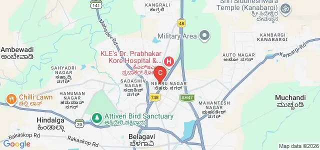 KLE VK Institute of Dental Sciences and Hospital, Belgaum Map