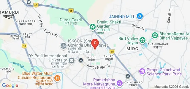 Dr DY Patil Arts Commerce and Science College, Akurdi Map