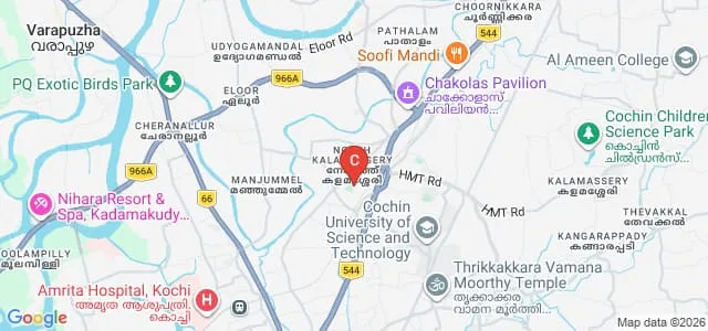 Rajagiri College of Social Sciences, Ernakulam Map